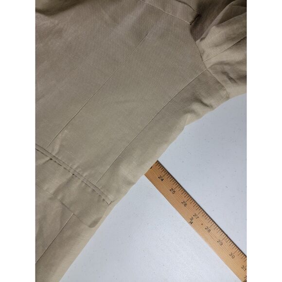 Tommy Hilfiger Linen Blend Beige Sport Coat Suit Jacket Blazer - 46L - Picture 7 of 9